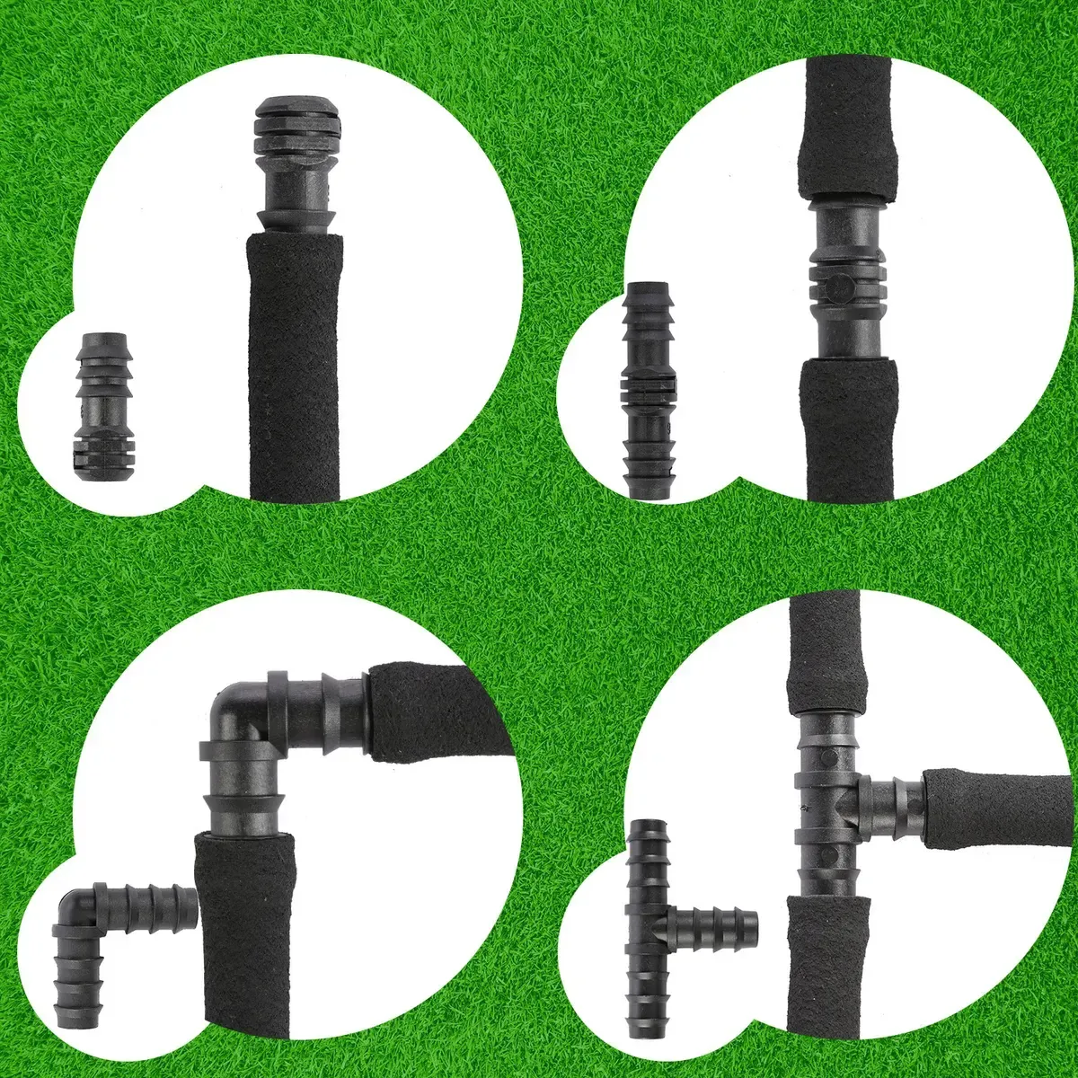 pitta PE seepage hose shown in a high-volume coil for agriculture